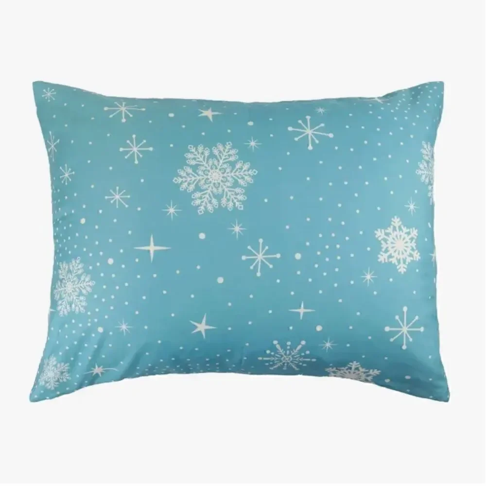 NEW! Merry Retro Christmas Printed Quilt Set Holidays Winter Wreath Joy
